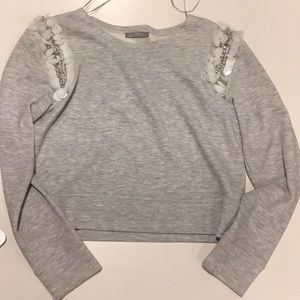 Gray Zara sweatshirt